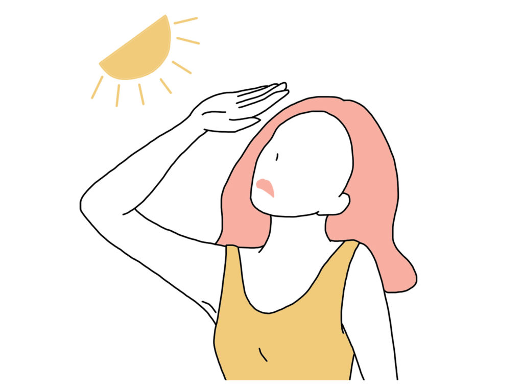 夏の紫外線対策のイメージ画像