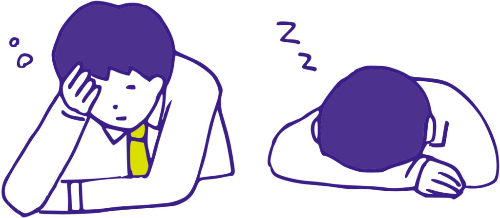 仕事中に眠気を感じた時には？対処が必要ですのイメージ画像