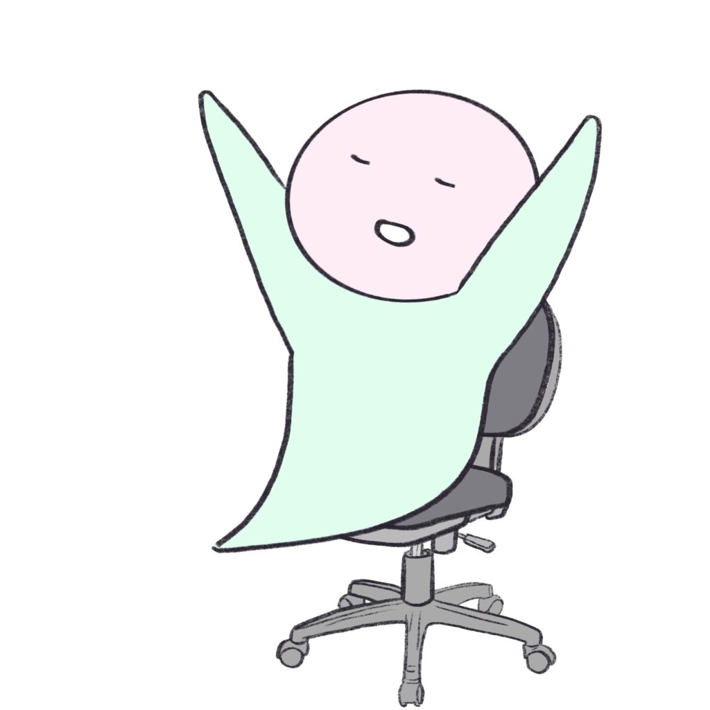 🪑椅子に座ったまま簡単ストレッチ｜暑い季節も無理なく体力づくりのイメージ画像